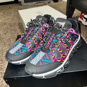 Multi Colored Versace Runner Sneakers Men